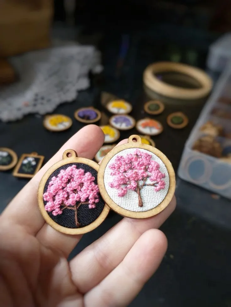 Brincos Bordados